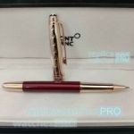 Copy Mont blanc Writers Edition Le Petit Prince Rollerball with Rose Gold removable cap
